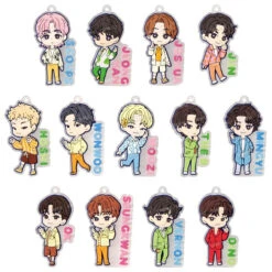 Bandai Candy PetiTEEN Rubber Mascot Collection (SEVENTEEN) 12pcs Box