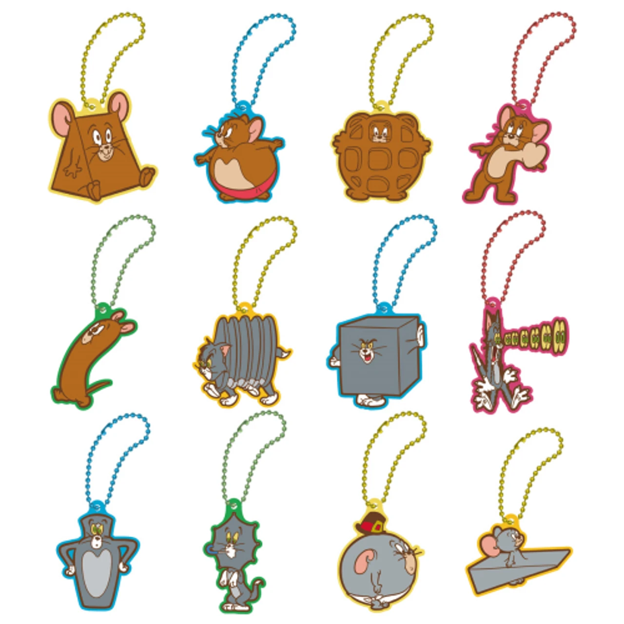 Bandai Candy Tom And Jerry Pukkuri Rubber Mascot Vol.2 12pcs Box 1 Bandai Candy Tom And Jerry Pukkuri Rubber Mascot Vol.2 12pcs Box