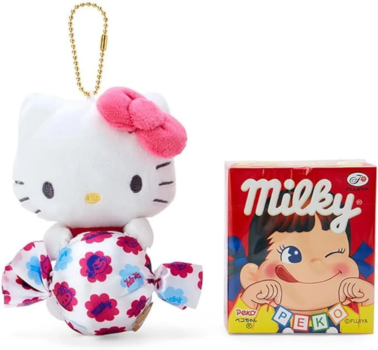 Sanrio Confectionery Set Milky & Mascot Holder (Hello Kitty) 1 Sanrio Confectionery Set Milky & Mascot Holder (Hello Kitty)