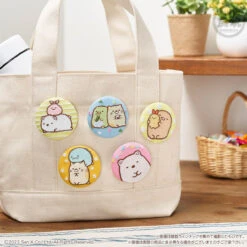Bandai Candy Sumikko Gurashi Fabric Button Badge Collection W/Cookie 12pcs Box -Calbee shop 4570117910203 1cf1bf76b46a0833d79d1122305fa191 94073.1698211133