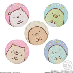 Bandai Candy Sumikko Gurashi Fabric Button Badge Collection W/Cookie 12pcs Box -Calbee shop 4570117910203 2d1c0d1ecec3f5ad588fadcca6287874 50507.1698211134