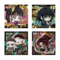 Bandai Candy Niformation Demon Slayer: Kimetsu No Yaiba Deformed Sticker Collection Vol.10 20Pcs Box