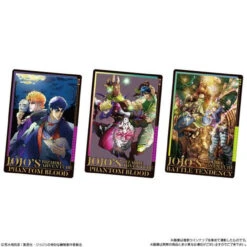 Bandai Candy Jojo's Bizarre Adventure: Phantom Blood & Battle Tendency Metallic Card Collection 20pcs Box -Calbee shop 4570117913044 f2f89901b994c33b212d94f71e13743f 36090.1703739110