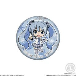 Bandai Candy Snow Miku Button Badge Collection 14pcs Box