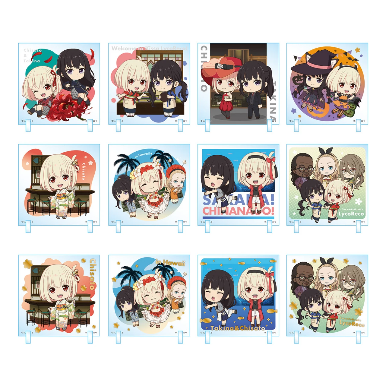 Bandai Candy Lycoris Recoil Chibi CharAcril Display Collection 10pcs Box 2 Bandai Candy Lycoris Recoil Chibi CharAcril Display Collection 10pcs Box - Image 2