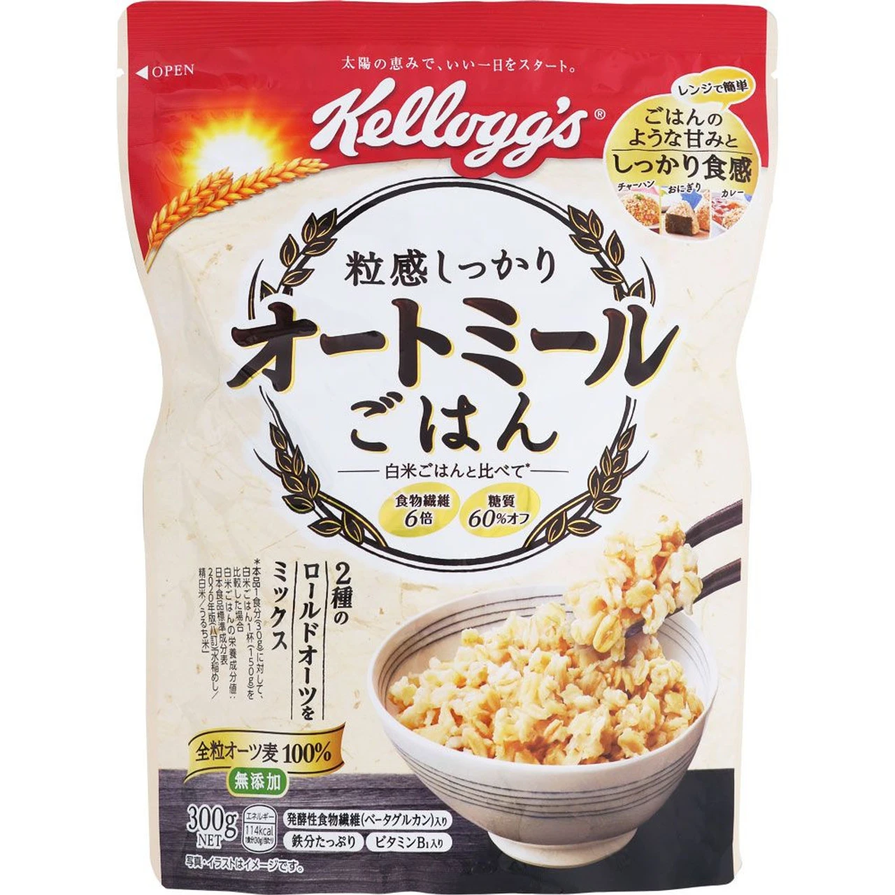 Japan Kellogg'S Grainy Oatmeal Rice 300G 1 Japan Kellogg'S Grainy Oatmeal Rice 300G