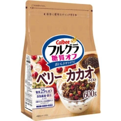 Calbee Full Granola Low Carb Berry & Cacao Taste 600G