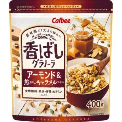 Calbee Granola Almond & Charred Caramel Taste 400G