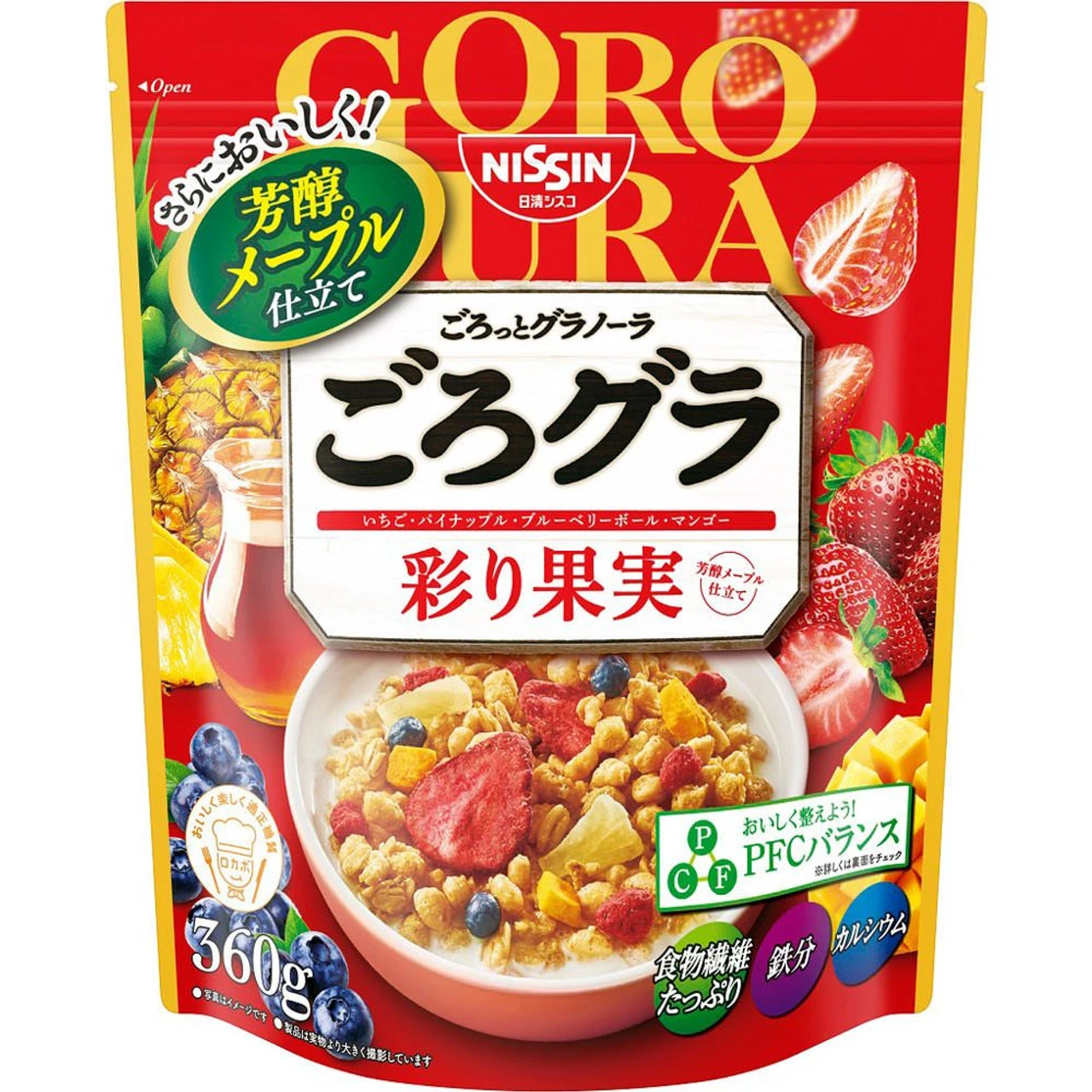 Nissin Cisco Granola Colorful Fruit 360G 1 Nissin Cisco Granola Colorful Fruit 360G