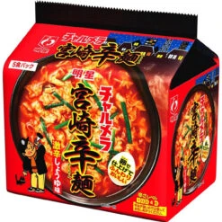 Myojo Foods Charmera Miyazaki Spicy Noodles 5 Meals Pack 480G