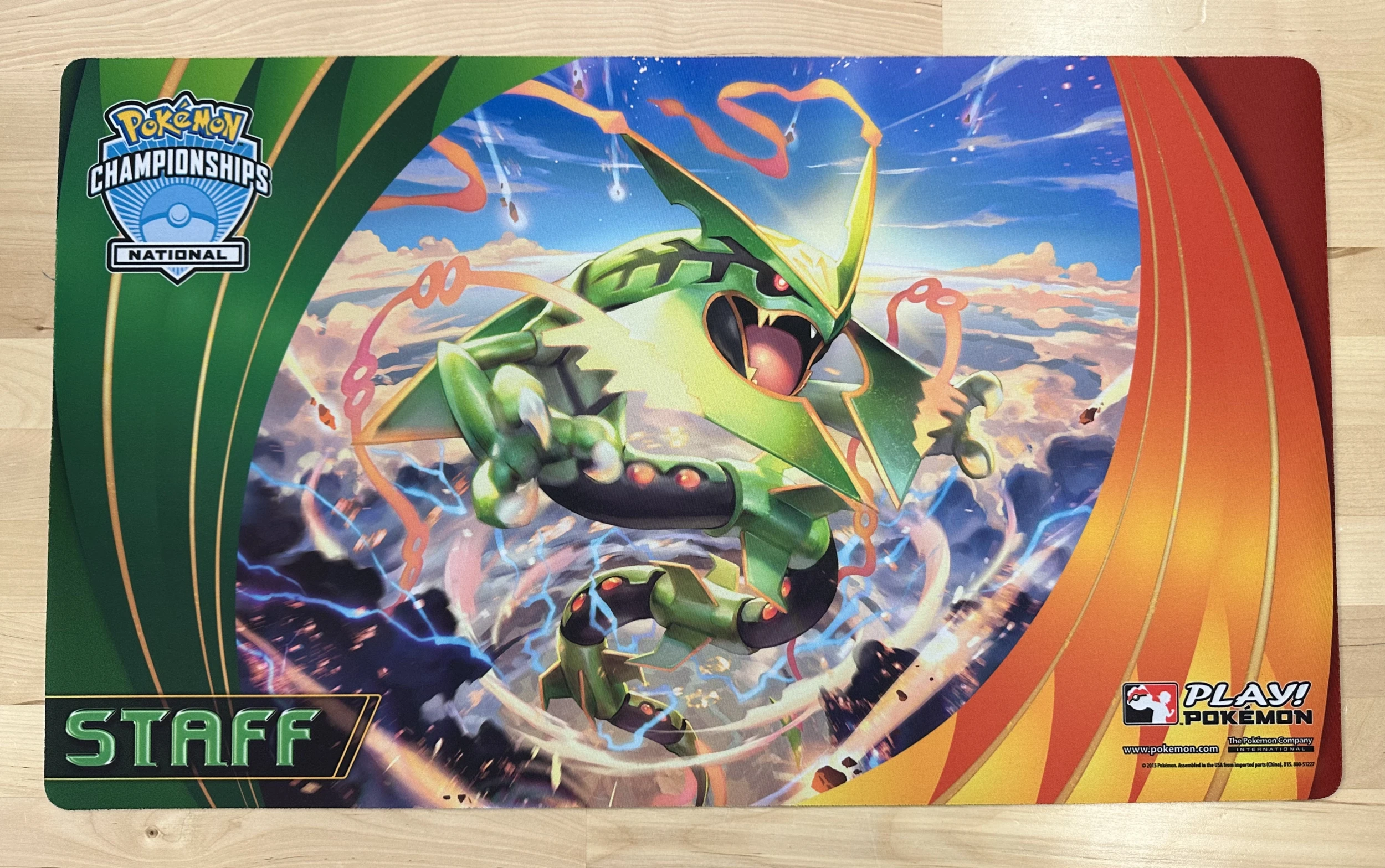 Mega Rayquaza Staff Playmat 1 Mega Rayquaza Staff Playmat