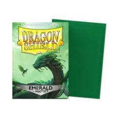 Dragon Shield Sleeves: Matte Emerald (Box Of 100)