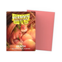 Dragon Shield Sleeves: Dual Matte Peach (Box Of 100)