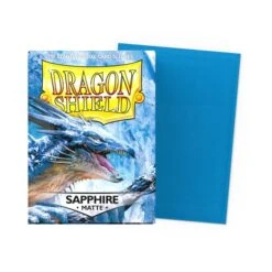 Dragon Shield Sleeves: Matte Sapphire (Box Of 100)