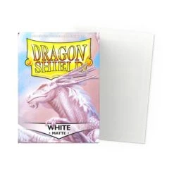 Dragon Shield Sleeves: Matte White (Box Of 100)