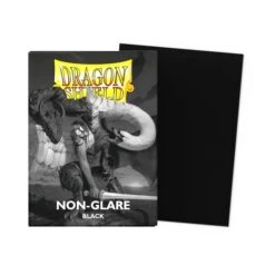 Dragon Shield Sleeves: Non-Glare Black (Box Of 100)