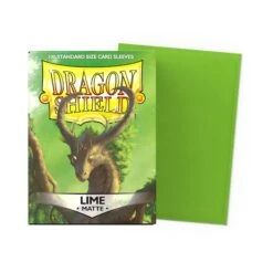 Dragon Shield Sleeves: Matte Lime (Box Of 100)