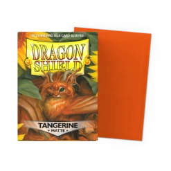 Dragon Shield Sleeves: Matte Tangerine (Box Of 100)