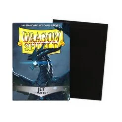 Dragon Shield Sleeves: Matte Jet (Box Of 100)