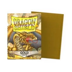Dragon Shield Sleeves: Matte Gold (Box Of 100)