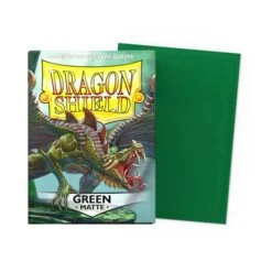 Dragon Shield Sleeves: Matte Green (Box Of 100)
