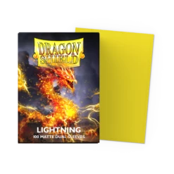 Dragon Shield Sleeves: Dual Matte Lightning (Box Of 100)