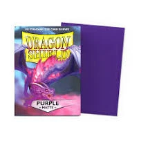 Dragon Shield Sleeves: Matte Purple (Box Of 100)